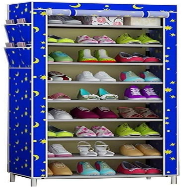 Shoe rack with cover